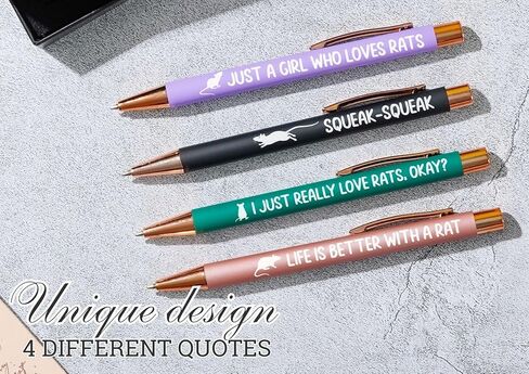 هدايا InnoBeta Rat، مجموعة أقلام حبر جاف مكونة من 4 قطع in Kuwait