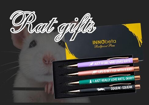 هدايا InnoBeta Rat، مجموعة أقلام حبر جاف مكونة من 4 قطع in Kuwait