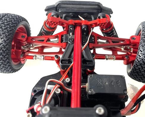 Metal Steering Cup for Hyper Go H14BM Parts, Aluminum Steering Block Upgrade for Hyper Go MJX 14209 14210 H14BM 1/14 RC Car, 14230B Modification Accessories Rc Car Parts (Red) in Saudi Arabia
