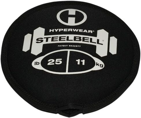 Hyperwear SteelBell - Hyper Flex 4-Way Stretch Neoprene, Patented No-Leak Slam Ball Kettlebell Strength Training - Sustainably Sourced USA Steel Shot in Saudi Arabia