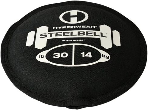 Hyperwear SteelBell - Hyper Flex 4-Way Stretch Neoprene, Patented No-Leak Slam Ball Kettlebell Strength Training - Sustainably Sourced USA Steel Shot in Saudi Arabia