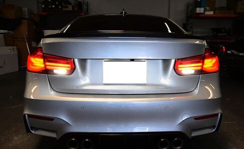 مصابيح بديلة iJDMTOY فائقة السطوع 7.5 وات COB H21W متوافقة مع مصابيح 2016-2018 LCI BMW F30 3 Series الاحتياطية فقط، أبيض زينون in Saudi Arabia