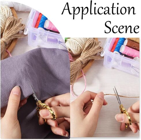 SUNNYCLUE 3.5 Inch Stainless Steel Flower Scissors Sewing Detail Shears Embroidery Scissors Antique Gold Floral Trimming Scissors for Cutting Fabric Craft Knitting Threading Needlework Artwork Tools in Saudi Arabia