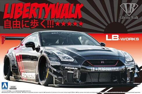 LB Works R35 GT-R Type 2 (Ver. 2) 1:24 Scale Model Kit in Saudi Arabia