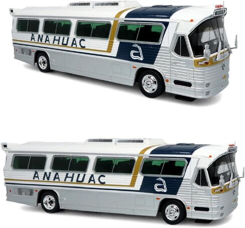 Generic مقياس 1:43 1980 Dina Olimpico Coach - إصدار Anahuac - إعادة تصميم الأناقة العتيقة: نسخ طبق الأصل مميزة، أبيض + أزرق + رمادي in Saudi Arabia