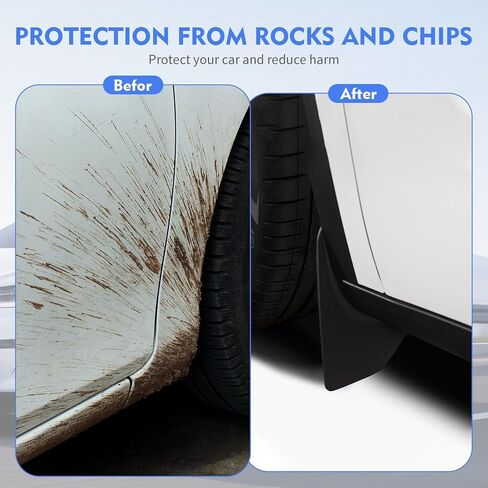 Model Y Mud Flaps for Tesla Model Y Accessories 2024 Mud Flaps Tire Splash Guards fit for Model Y 2024 2023-2020 No Drilling Splash Guard in Saudi Arabia