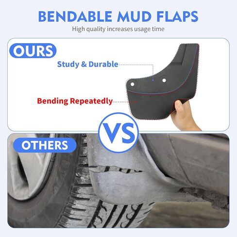 Model Y Mud Flaps for Tesla Model Y Accessories 2024 Mud Flaps Tire Splash Guards fit for Model Y 2024 2023-2020 No Drilling Splash Guard in Saudi Arabia