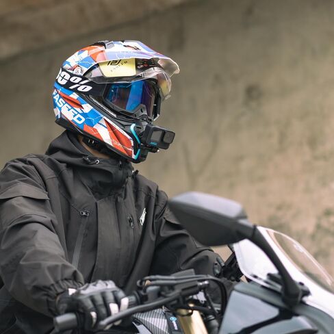 SUREWO Motorcycle Helmet Chin Strap Mount for GoPro Hero 12/11/10/9/8/7/(2018)/6/5 Black,DJI Osmo Action 3/2,Insta360 ONE R,AKASO/Campark/YI and More in Kuwait