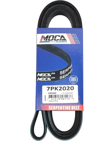 حزام سيربنتين MOCA 7PK2020 متوافق مع 2008-2013 لنيسان 370Z V6 3.7L، 2008-2013 لإنفينيتي G37 V6 3.7L، 2010-2013 لإنفينيتي M37 V6 3.7L in Saudi Arabia