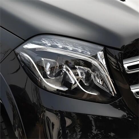 متوافق مع بنز GLS X166 GLS450 GLS350 2015 2016 2017 2018 2019 غطاء المصباح الأمامي قذيفة عدسة شفافة عاكس الضوء (الجانب الأيمن) in Kuwait