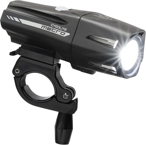 CYGOLITE Metro– 550 Lumen Bike Light– 4 Night Modes & Daytime Flash Mode– Compact & Durable– IP67 Waterproof– Secured Hard Mount– USB Rechargeable Headlight– for Road & Commuter Bicycles in Saudi Arabia