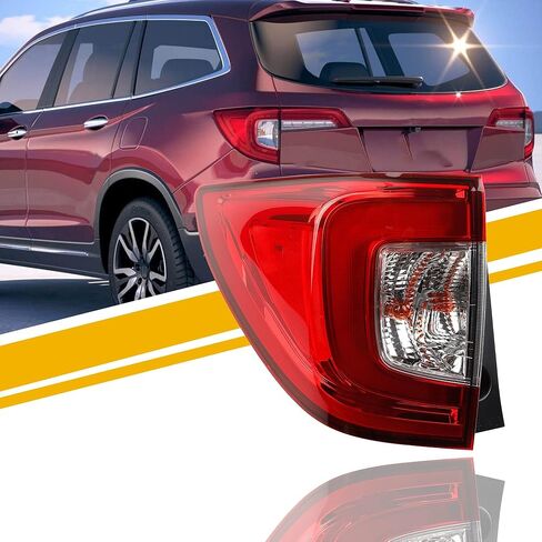 Dasbecan Tail Light Assembly LED Compatible With 2019-2022 Honda Pilot Rear Lamp Right Passenger Side 33500TG7A11 in Saudi Arabia