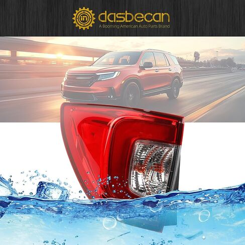 Dasbecan Tail Light Assembly LED Compatible With 2019-2022 Honda Pilot Rear Lamp Right Passenger Side 33500TG7A11 in Saudi Arabia