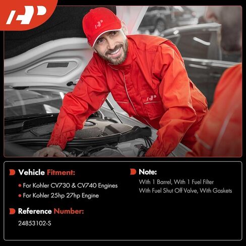 مكربن ​​A-Premium 24-853-102-S مع حشية متوافق مع محركات Kohler CV730 CV740 محرك 25HP 27HP in Saudi Arabia