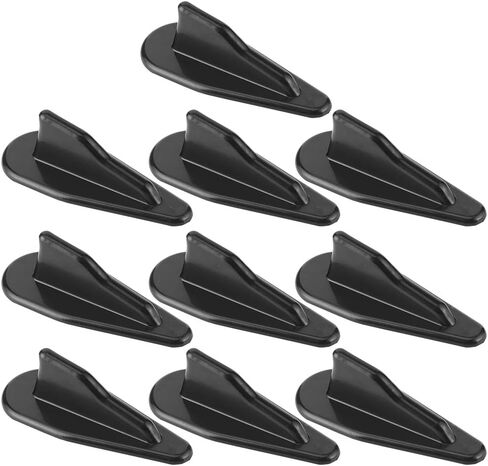Acouto Car Roof Diffuser Shark Fins Kit 10Pcs Universal Car Roof Shark Fins Spoiler Wing Kit Rear Roof Spikes Air Vortex Generator for Car Truck SUV Roof Decoration Shark Fin in Saudi Arabia