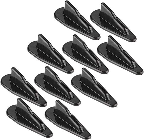Acouto Car Roof Diffuser Shark Fins Kit 10Pcs Universal Car Roof Shark Fins Spoiler Wing Kit Rear Roof Spikes Air Vortex Generator for Car Truck SUV Roof Decoration Shark Fin in Saudi Arabia