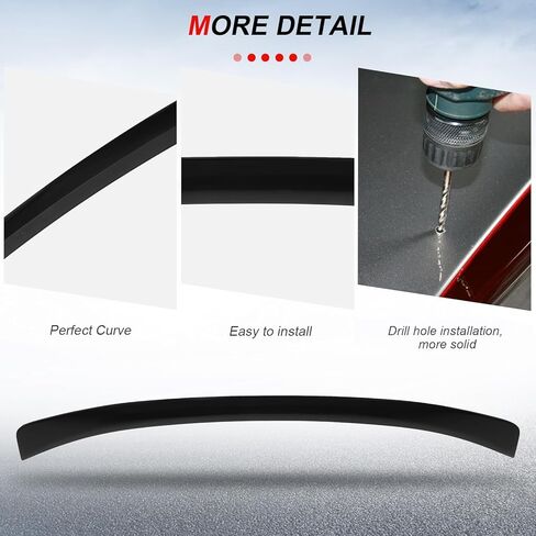 cciyu Rear Trunk Lip Spoiler Wing Fits for 2016-2020 For Lexus For GS F,2016-2017 For Lexus For GS200t,2013-2020 For Lexus For GS350 Racing Trunk Spoiler(ABS Glossy Black) in Saudi Arabia