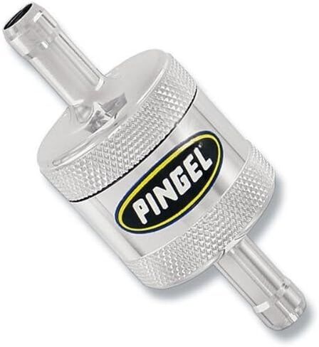 فلتر الوقود Pingel In-Line 5/16 بوصة. ماكينة ألومنيوم بلمسة نهائية من الساتان Fue Ss1p in Saudi Arabia