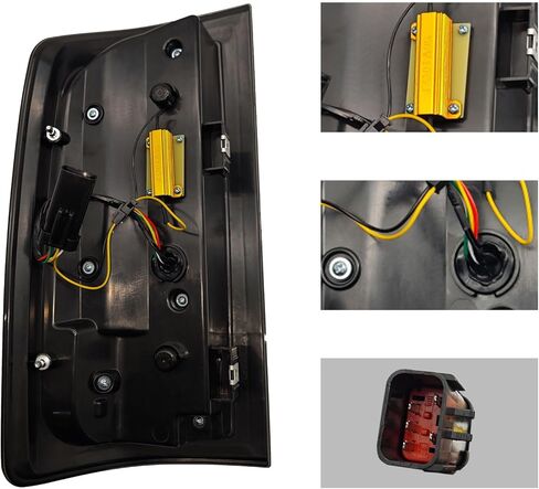 LED Tail Lights Compatible With 2007-2018 Jeep Wrangler JK JKU, A Pair Of Rear Lights With Running Light, Brake Turn Signal Lamp and Reverse Lamp Functions in Saudi Arabia