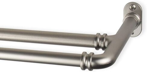 Rod Desyne 5/8 inch Blackout Double Curtain Rod, 28-48 inch, Antique Gold in Saudi Arabia