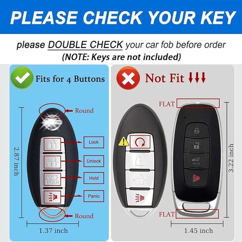 Key Fob Cover for Nissan with Key Chain, Upper Leather + Soft TPU Key Cover Case Shell for Altima Sentra Rogue Pathfinder Murano Armada Maxima Infiniti Versa (5-Buttons, Green) in Saudi Arabia