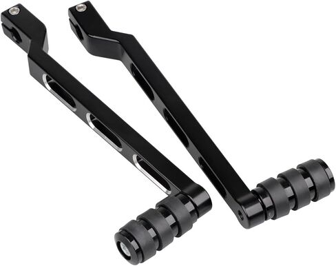 9.84" Black Extend Heel Toe Shift Lever w/Shifter Peg for Harley Touring Road King Road Glide Street Glide Electra Glide 1988-2023 Softail Slim Heritage Fat Boy Deluxe Deuce 1986-2017 in Saudi Arabia