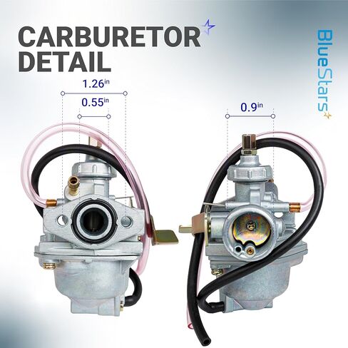 [ترقية] مجموعة المكربن ​​لهوندا CRF50F 2004-2012 Honda Z50RD 1986، Z50R 1979-1999، Z50A 1972-1978 Mini Trail 50 Mini Bike Carb والمزيد - مجموعة المكربن ​​مع فلتر الهواء وصمام الوقود بيتكوك in Saudi Arabia