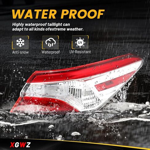 مصباح خلفي LED متوافق مع Toyota Camry 2018-2020 LE L SE بديل المصباح الخلفي 81560-06720 (جانب الركاب (الأيمن)) in Kuwait