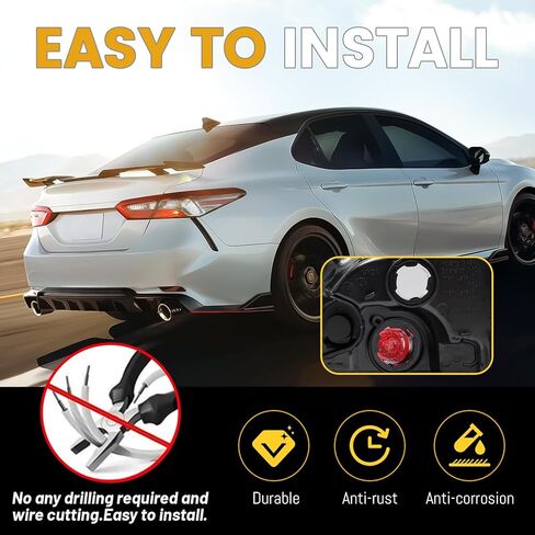 مصباح خلفي LED متوافق مع Toyota Camry 2018-2020 LE L SE بديل المصباح الخلفي 81560-06720 (جانب الركاب (الأيمن)) in Kuwait