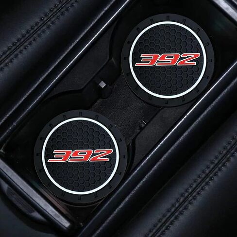2Pcs Silicone Coasters for Camaro rs Cup Holder Coasters for rs car Accessories Decor.(Min-Red-RS) in Saudi Arabia