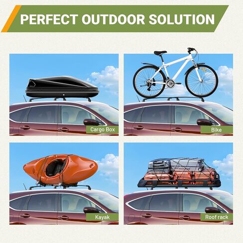 Roof Rack Cross Bars Compatible with Honda CRV 2012-2016(with Flush Side Rails) CR-V Aluminum Crossbars Rails Rooftop Bike Snowboard Skiboard Luggage Rack Cargo Carrier in Saudi Arabia