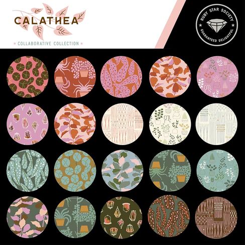 Calathea Fat Quarter Bundle (22 Pieces) by Ruby Star Society Collaborative in Kuwait