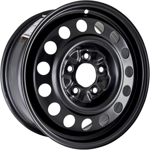 15-Hole Black 16x6.5 Steel Factory Wheel | 5x114.3 Bolt Pattern | 45mm Offset Steel Rim - Compatible with 2006-2011 Honda Civic in Saudi Arabia