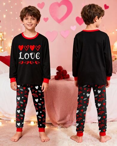 Fiodrimy Boys Pajamas 2 Pieces Pajama Set for Boy Dinosuar Long Set Sleepwear Soft & Cute for Kids 3-8 Years in Kuwait