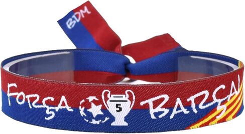 BDM Unisex Braided Thread Barcelona Football Bracelet for Men or Women. an Ideal Gift Team fans in Kuwait