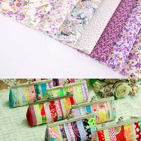 Colored Craft Felt Fabric Patchwork Cotton Sheets 50 Pieces 20 x 20cm,Assorted Color Stiff Sewing Material Squares Nonwoven Patchwork Sewing DIY Craft Polyester Patterned Felt Fabric Sheets in Saudi Arabia