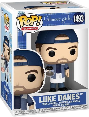 POP TV: Gilmore 25th Anniversary - Luke Danes Funko Vinyl Figure (Bundled with Compatible Box Protector Case), Multicolored, 3.75 inches in Saudi Arabia