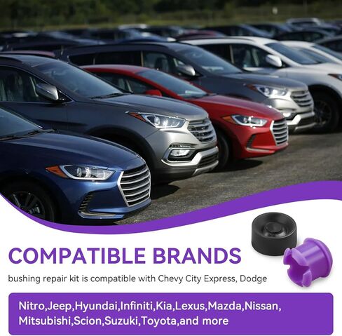 141607 مجموعة إصلاح جلبة كابل نقل الحركة المتوافقة مع Hyundai Kia Nissan Frontier، Toyota Corolla Sienna، Honda Lexus Mazda Pontiac Scion Chrysler Dodge Jeep Chevy in Kuwait