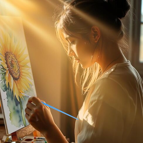 FUKVHIL Adults' Paint by Number Kits, Retro Truck, Pickup Truck, House, Paint by Number Kits on Canvas, DIY Oil Paintings for Beginners Arts and Crafts, 40x50cm No Frame in Kuwait