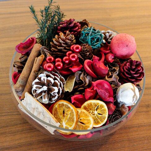 Qingbei Rina Fall Potpourri Bags, Cinnamon Scented Potpourri Bowl Filler,Thanksgiving Decorative Potpourri Dried Flowers,Home Fragrance Sachet, Autumn Vase Fillers,Bathroom Pumpkin Decor(20oz) in Kuwait