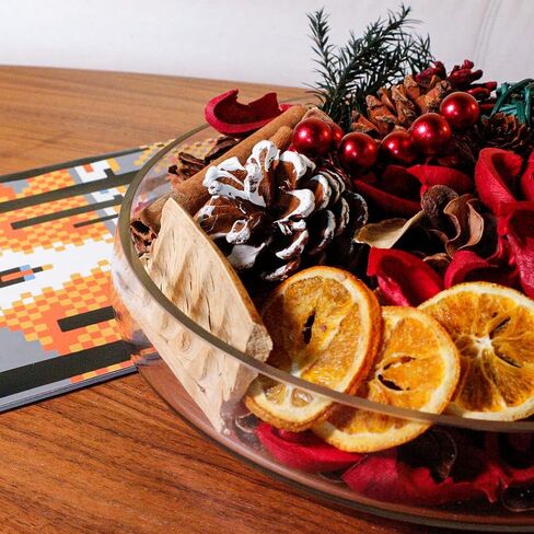 Qingbei Rina Fall Potpourri Bags, Cinnamon Scented Potpourri Bowl Filler,Thanksgiving Decorative Potpourri Dried Flowers,Home Fragrance Sachet, Autumn Vase Fillers,Bathroom Pumpkin Decor(20oz) in Kuwait