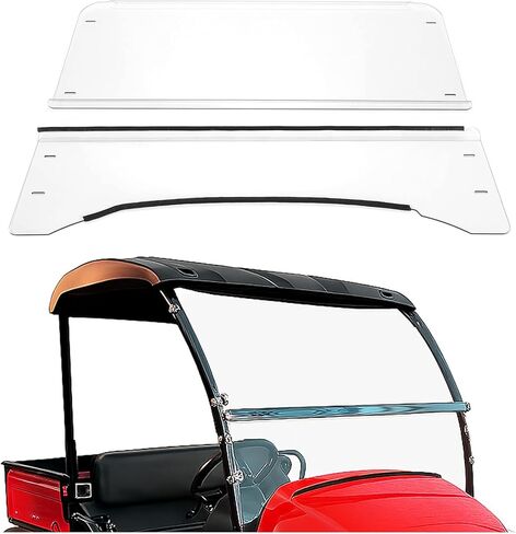 HECASA Front Clear Windshield Compatible with Kubota RTV 400/ 500/ 520 Windscreen Plastic in Saudi Arabia