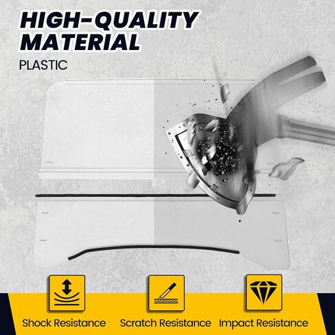 HECASA Front Clear Windshield Compatible with Kubota RTV 400/ 500/ 520 Windscreen Plastic in Saudi Arabia