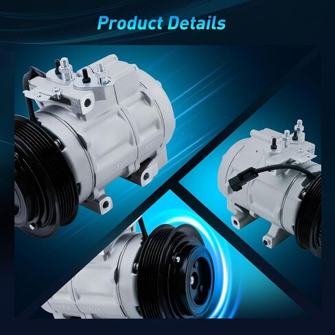 AC Compressor Compatible with 2008-2010 Ford F-250 F-350 Super Duty, 2009-2010 Ford F-450 F-550 Super Duty, 2008 Ford F-350, 2009 Ford F53 F-450, 2010 Ford F-150 Lobo CO 9C3Z19703A 7C3Z19703AA in Saudi Arabia