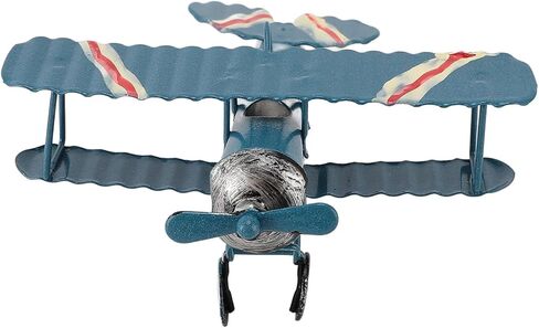 Vintage Airplane Model, Iron Art Decor for Car Console Cake Topper Photo Prop in Saudi Arabia
