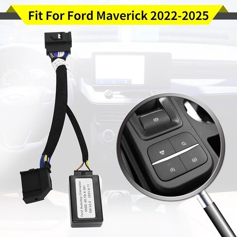 مزيل إيقاف التشغيل التلقائي لسيارة Ford Maverick 2022 2023 2024 2025 نظام محرك Autostop تعطيل المزيل المتوافق مع وحدة ملحقات Maverick التوصيل والتشغيل in Kuwait