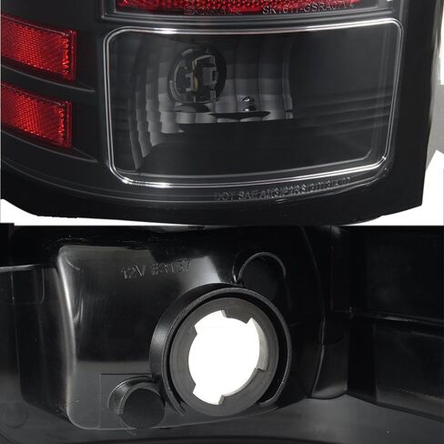 AKKON - For 2007-2013 GMC Sierra 1500 2500 3500 HeavyDuty Tube LED Black Tail Lights Lamps Pair Left+Right in Saudi Arabia