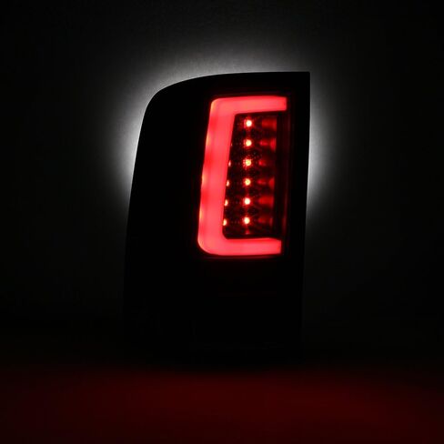 AKKON - For 2007-2013 GMC Sierra 1500 2500 3500 HeavyDuty Tube LED Black Tail Lights Lamps Pair Left+Right in Saudi Arabia