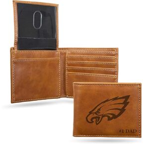 Rico Industries LEBIL Laser Engraved Billfold, Brown, 4 x 3 in Saudi Arabia