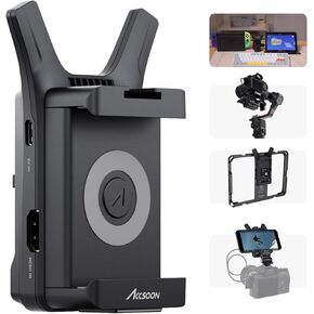 Accsoon CineView Nano HDMI Image Transmission System for RS2/RS3/RS3 Pro/Camera Stabilizer, 5GHz Wireless Video Image Transmitter-with 4 RX Monitors, 500ft Range&0.06s Low Latency, Quick Release in Kuwait